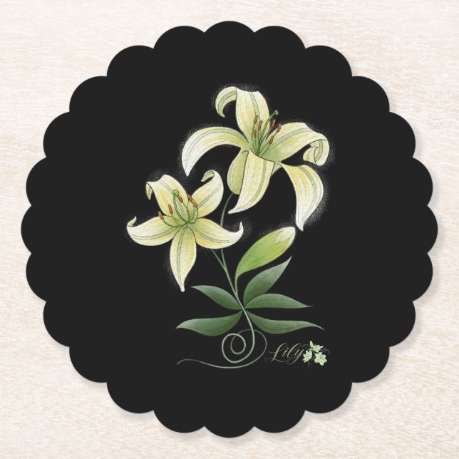 Lilies Untersetzer (Vorderseite)