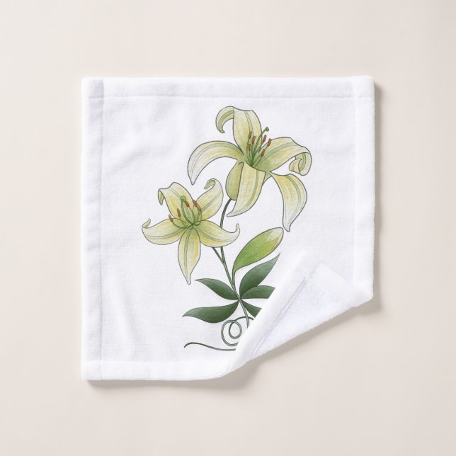 Lilies Waschlappen (Waschlappen)