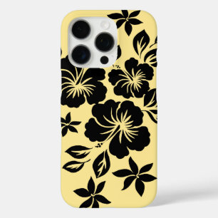 Lilikoi Hibiskus Hawaiian Floral Light Yellow iPhone 16 Pro Hülle