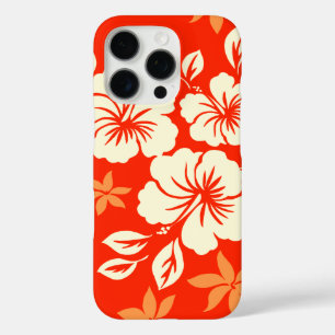 Lilikoi Hibiskus Hawaiian Pareau Red iPhone 16 Pro Hülle