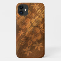 Lilikoi Hibiskus Hawaiianische Imitate Burl Wood