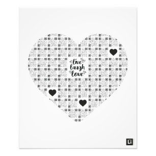 Lil'Inspirations #13 - Live, Laugh, Love Fotodruck