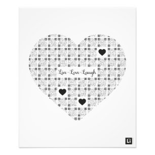 Lil'Inspirations #20 - Live, Laugh, Love Fotodruck