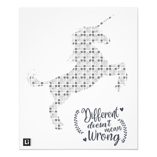 Lil'Inspirations #23 - Different does not mean... Fotodruck (Vorne)