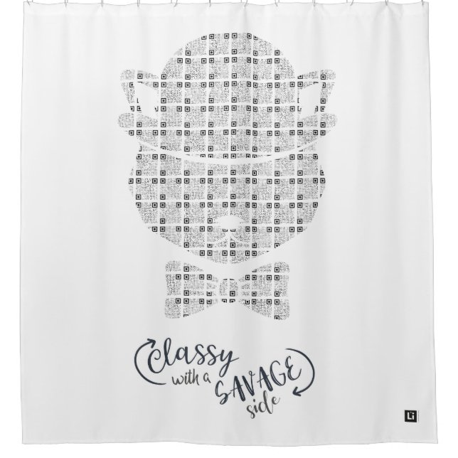 Lil'Inspirations #35 - Classy with a savage side D Duschvorhang (Vorderseite)