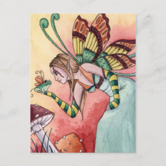 Lilith - Frosch Fairy Postcard Postkarte