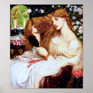 Lilith mit rotem Haar Poster