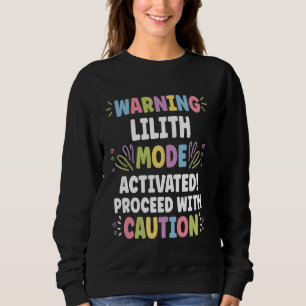 LILITH Personalisiert Name Funny Niedlich Custom L Sweatshirt