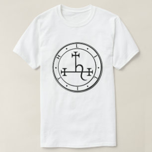 Lilith sigil. T-shirt de déesse de lune noire