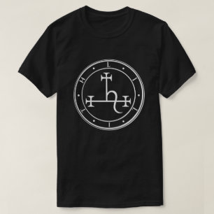 Lilith sigil. T-shirt de déesse de lune noire