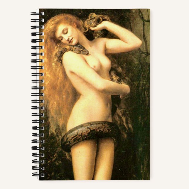 Lilith von John Collier Notizbuch (Vorderseite)