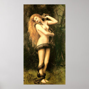 Lilith von John Collier Poster