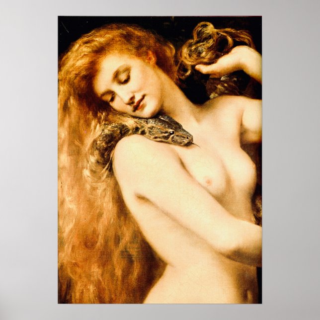 Lilith von John Collier Poster (Vorne)