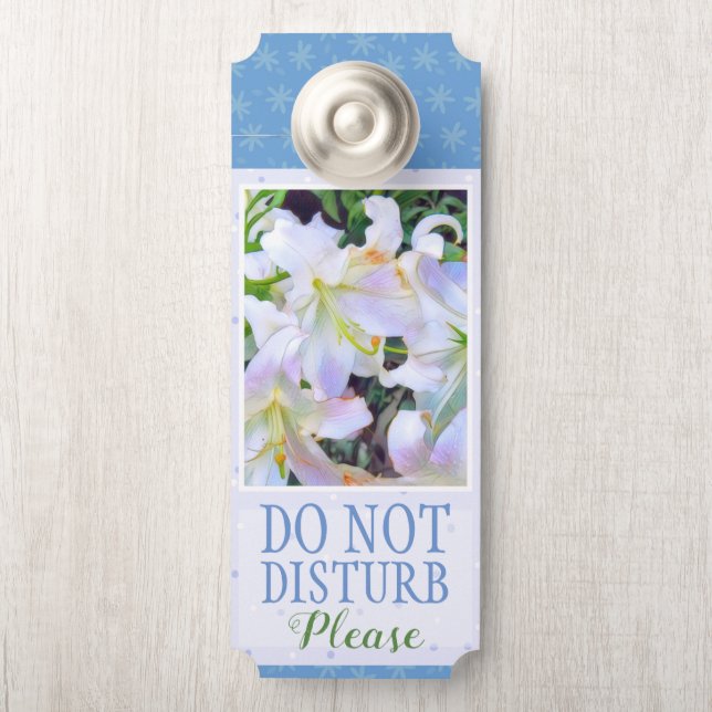 Lilium "a Blanca"[Doorknob] ド ア ノ ブ  Türanhänger (Auf Knauf)