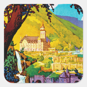 Lillafured Hungary Quadratischer Aufkleber