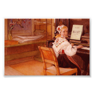 Lillanna spielt Mozart Fotodruck