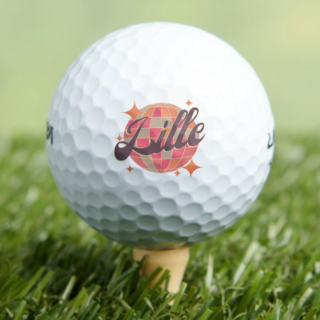 Lille City France Retro Golf Resort Golfball (Von Creator hochgeladen)