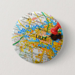 Lille, Frankreich Button