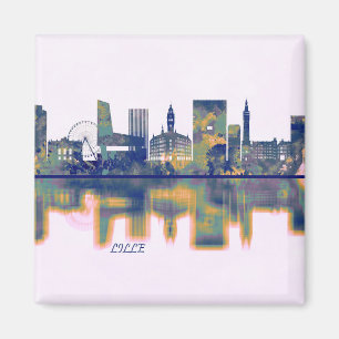 Lille Skyline Magnet