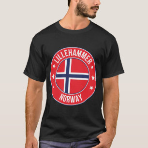 Lillehammer, Norwegen Stadt T-Shirt