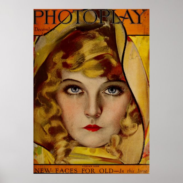 Lillian Gish Decorative Poster (Vorne)
