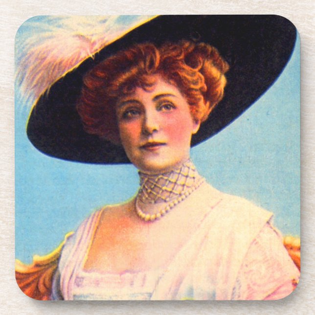 Lillian Russell Getränkeuntersetzer (Vorderseite)