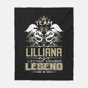 Lilliana Lilliana Drache Lebenslanges Mitglied Leg Fleecedecke