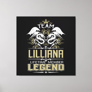 Lilliana Lilliana Drache Lebenslanges Mitglied Leg Leinwanddruck
