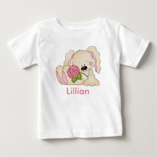 Lillians personalisiertes Häschen Baby T-shirt