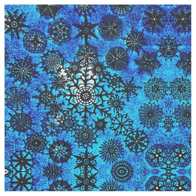 Lillians Wasserschneeflocke Stoff (Nahaufnahme)