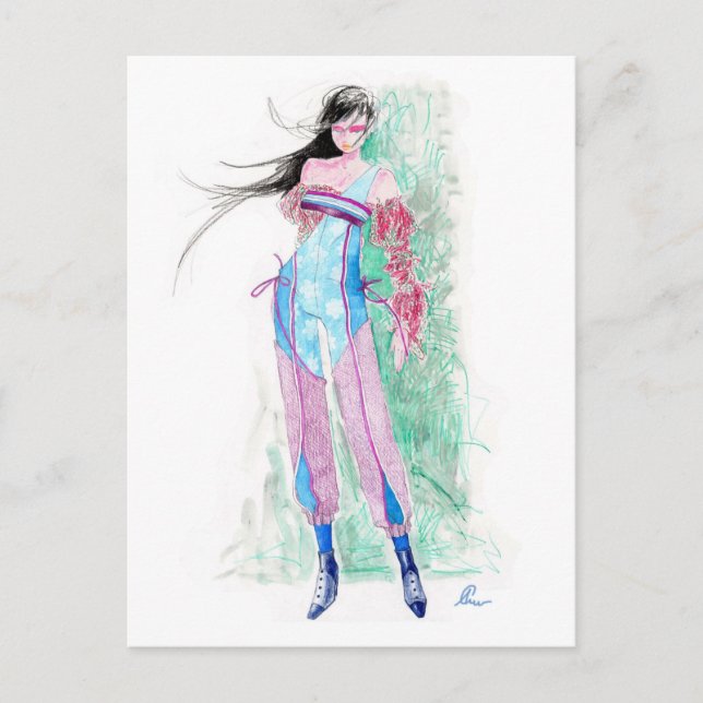 Lillie Postkarte (Vorderseite)