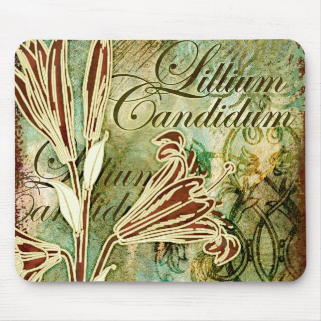 Lillium Candidum Mousepad (Vorne)