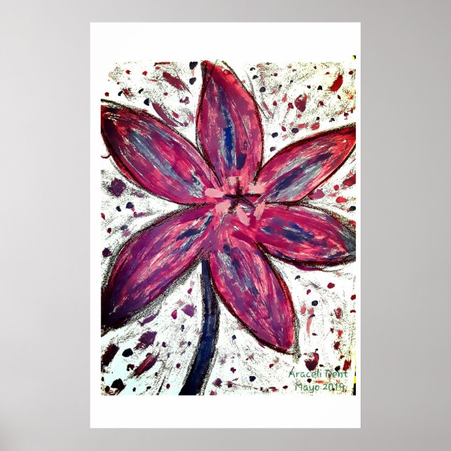 Lillium Orientale Poster (Vorne)