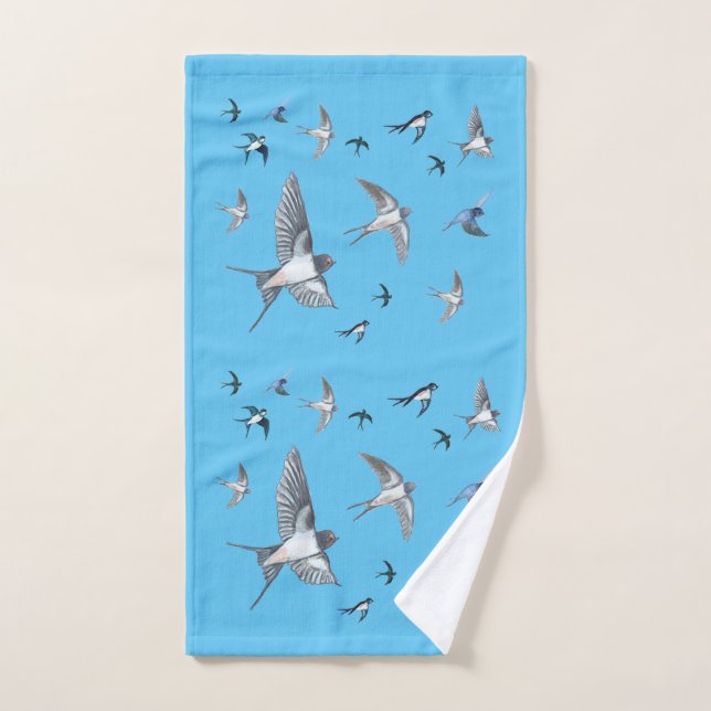 L'Illustration De L'Avalière Volante (Serviette à main)