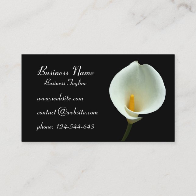 Lilly Blume Business Cards Visitenkarte (Vorderseite)
