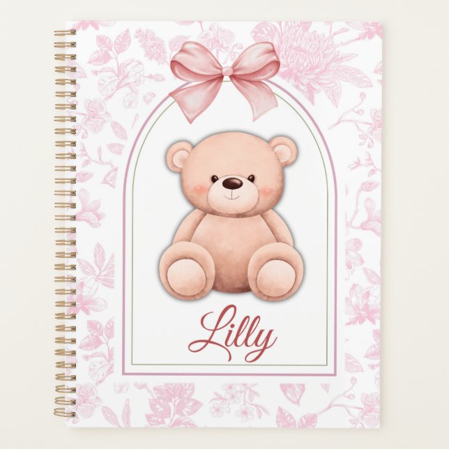 Lilly | Conception personnalisée d'ours en peluche (Devant)