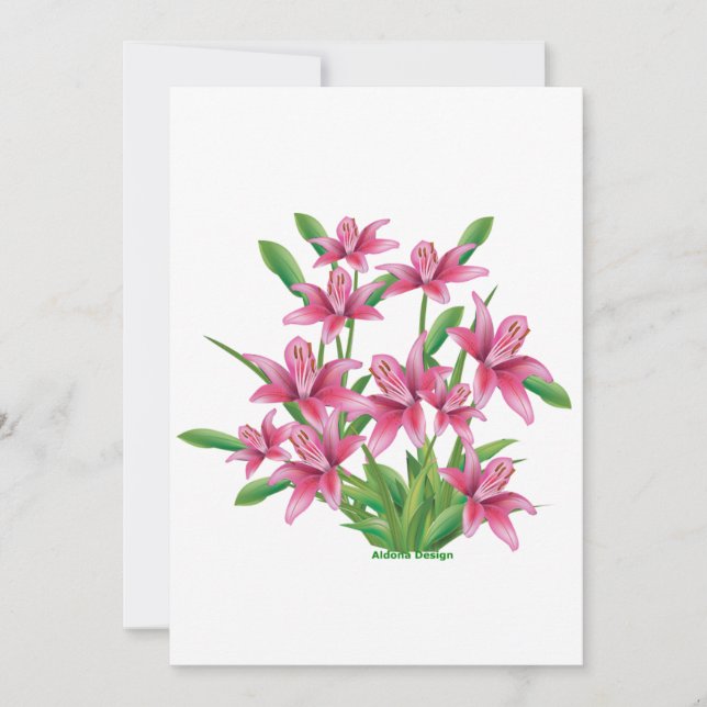 Lilly Feiertagskarte (Vorderseite)