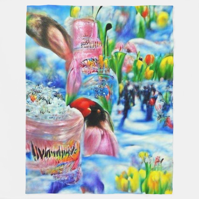 Lilly Fleecedecke (Vorderseite)