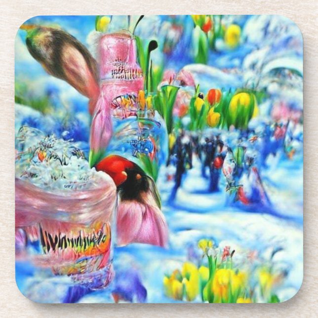 Lilly Getränkeuntersetzer (Vorderseite)