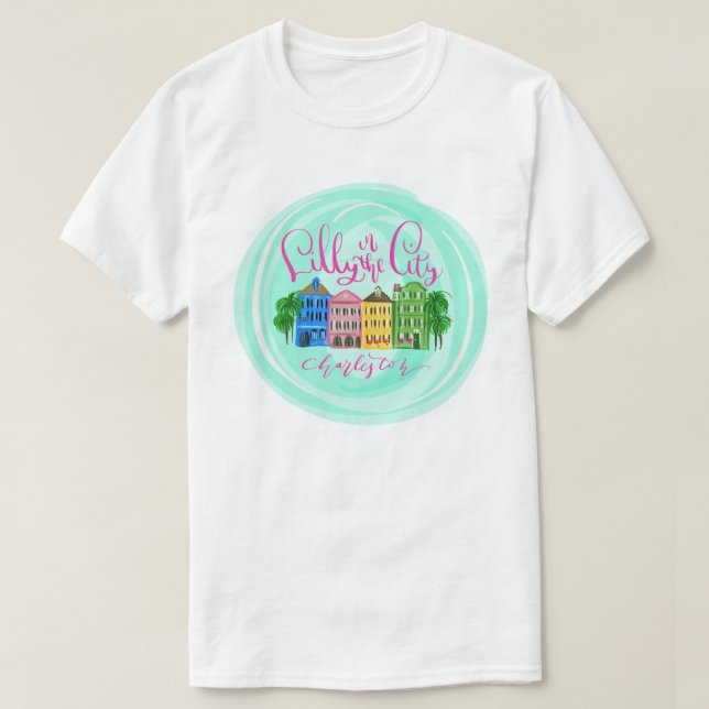 Lilly in Charleston T-Shirt (Design vorne)