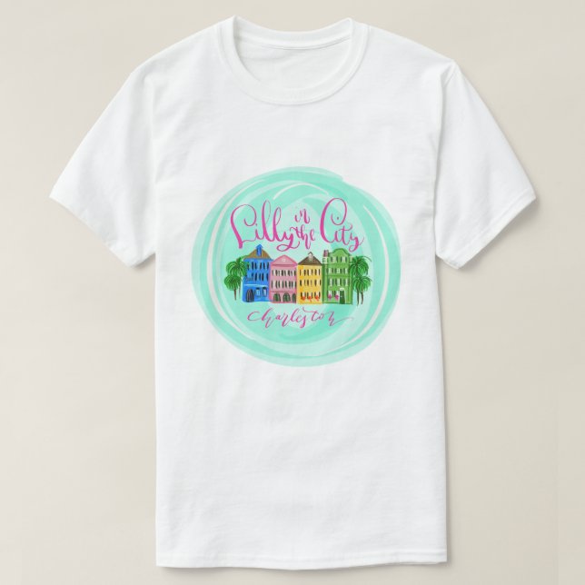 Lilly in Charleston T-Shirt (Design vorne)