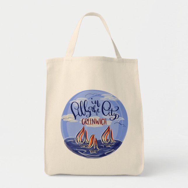 Lilly in der City Greenwich-Tasche Tragetasche (Vorne)