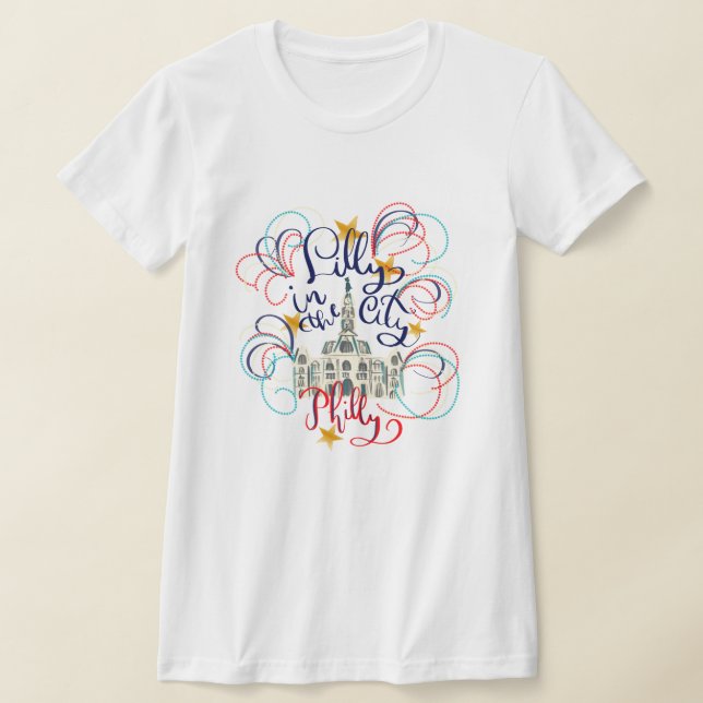 Lilly in the City - Bella & Leinwand Slim T - Shir T-Shirt (Ablage )