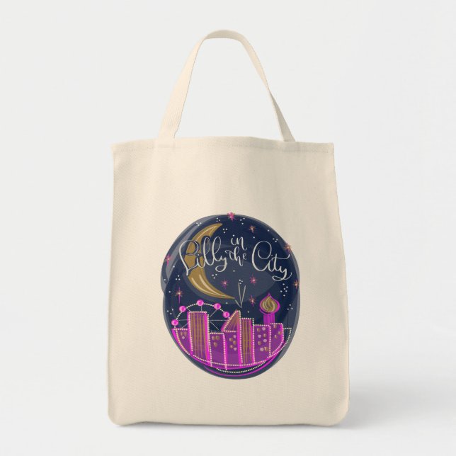 Lilly in the City Logo Tote Bag Tragetasche (Vorne)