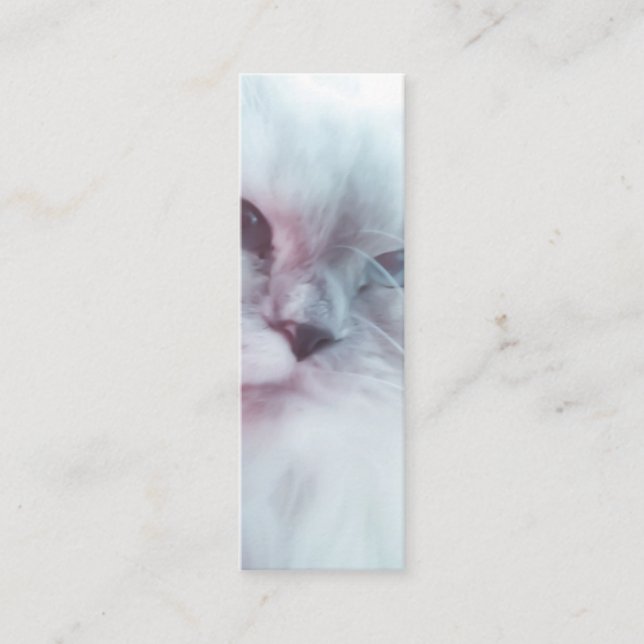 Lilly Lesezeichen Mini Visitenkarte (Vorderseite)