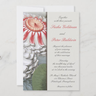 Lilly Pads Einladung zur Hochzeit von Floral