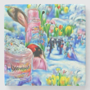 Lilly Steinuntersetzer