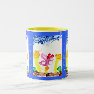 Lillys Meisterwerk Zweifarbige Tasse