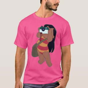 Lilo macht Fotos am Strand T-Shirt