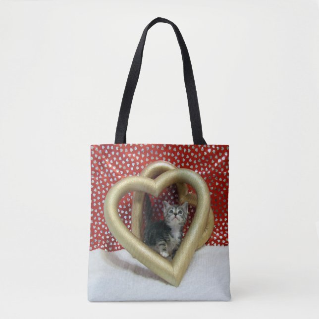 Lilo's Liebe - Katze / Kitten Tasche (Vorderseite)